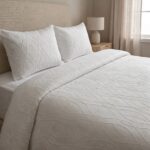 Pack housse de couette brodée - Blanc