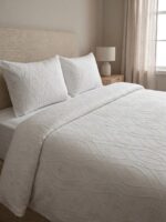 Pack housse de couette brodée - Blanc