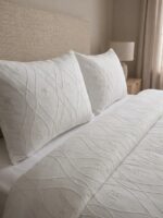 Pack housse de couette brodée - Blanc – Image 2