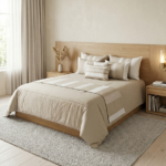 Couvre-lit 8 pièces - Zigzag beige