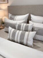 Couvre-lit 8 pièces - Baroque grège et gris – Image 3