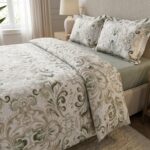 Pack housse de couette imprimée - Eden vert